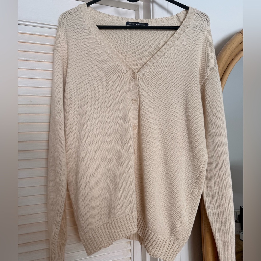 Brandy Melville Cotton Cardigan Sweater